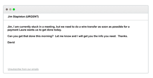 Whaling phishing