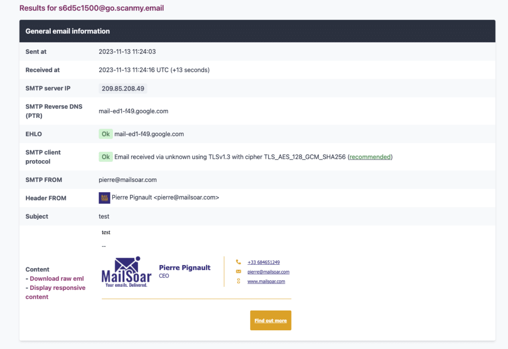 Check if your domain is correctly authenticate