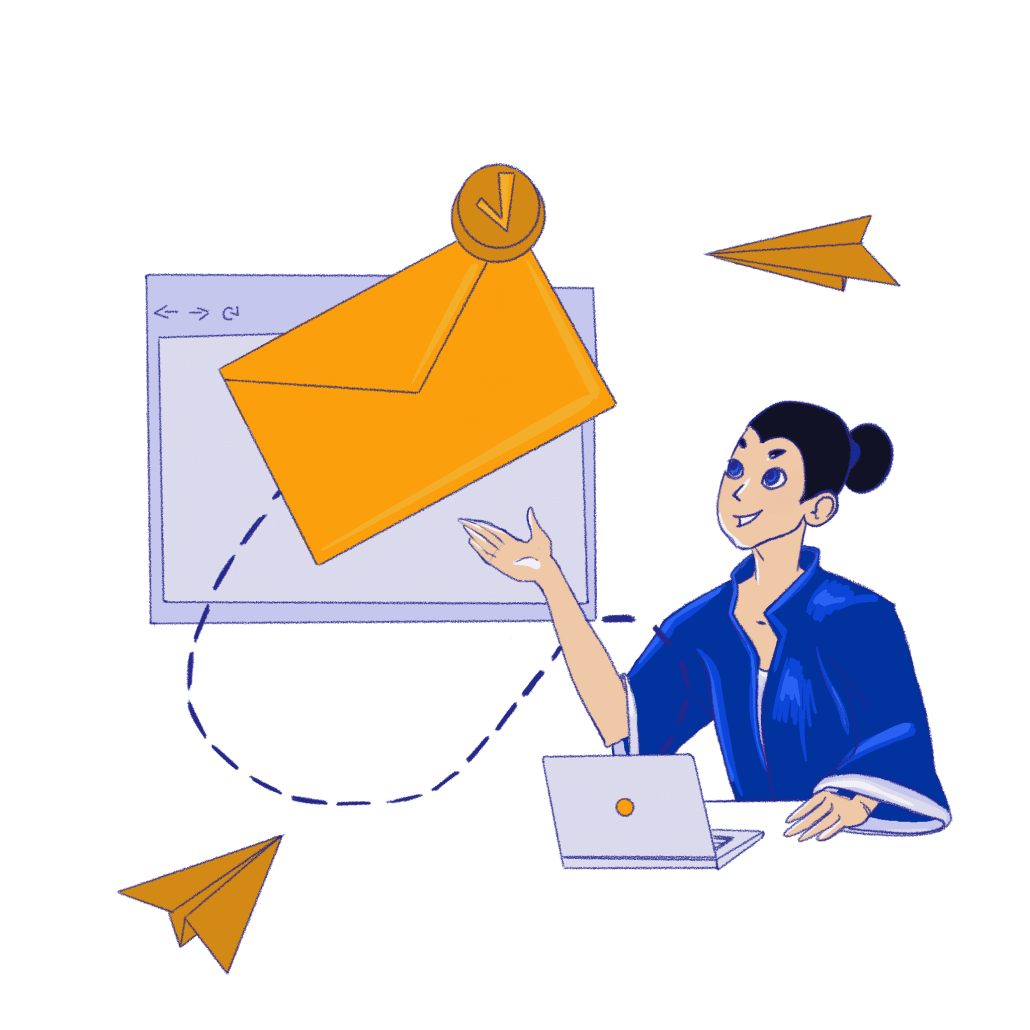 illustration d'un spamourai, les experts en délivrabilité des emails au sein de mailsoar